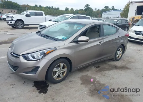 2014 Hyundai Elantra Se из США, поврежденный, VIN 5NPDH4AE2EH517323